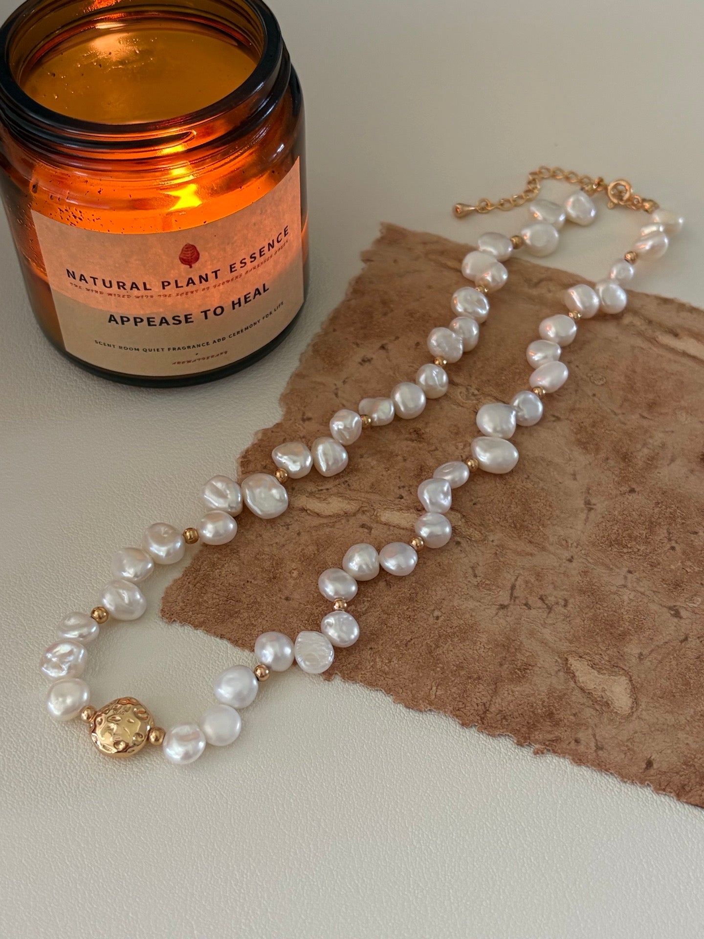 Celestial Coin Baroque Pearl Necklace & Bracelet – 18K Gold Plated S925 Sterling Silver Vintage Styl