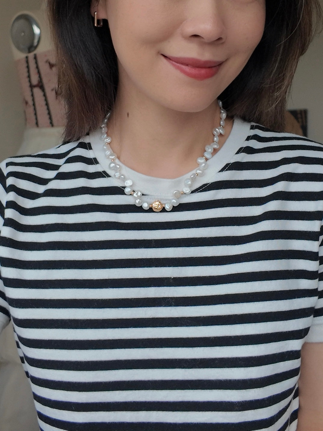 Celestial Coin Baroque Pearl Necklace & Bracelet – 18K Gold Plated S925 Sterling Silver Vintage Styl