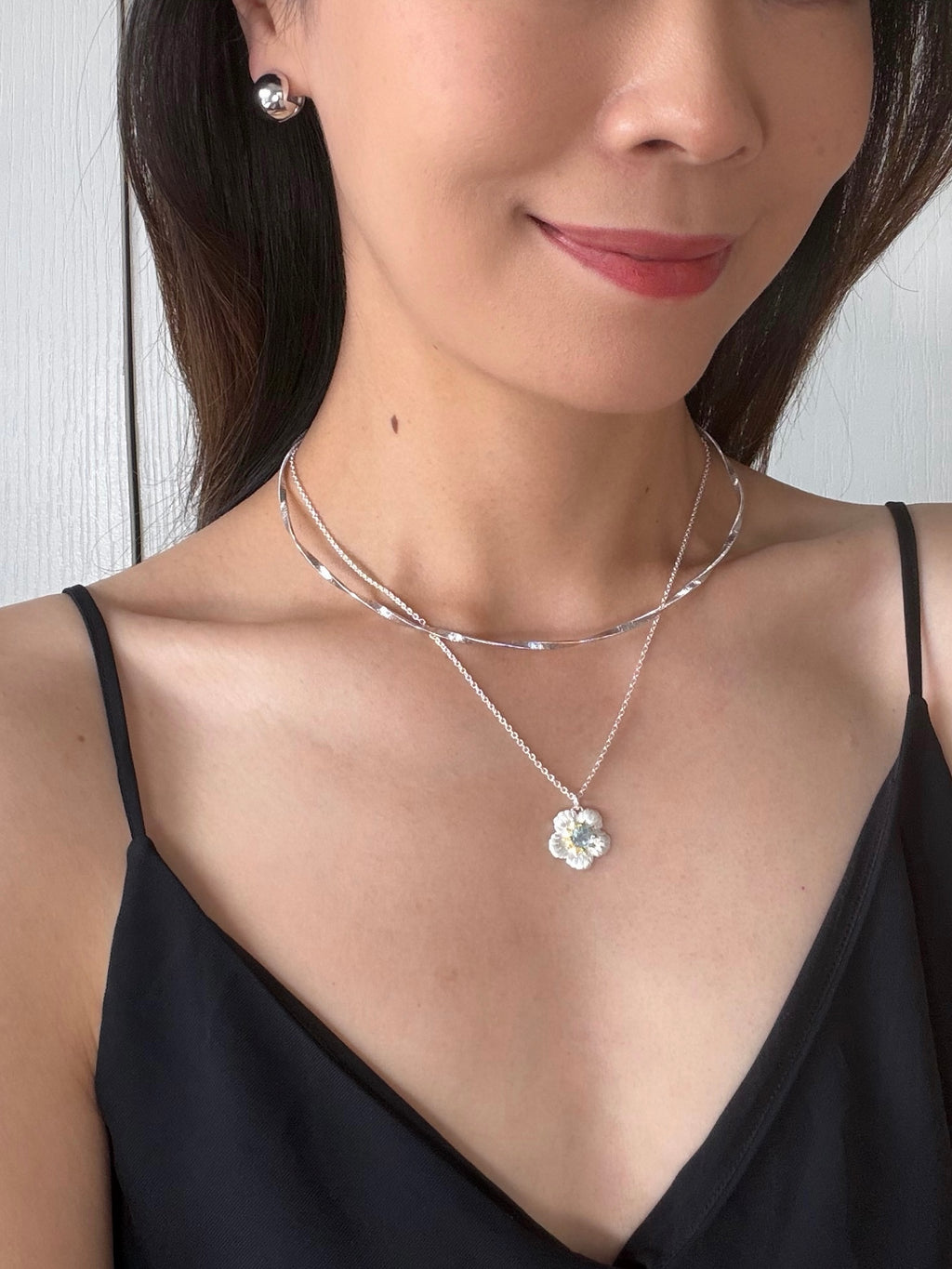 Italian Laser-Cut Twisted Layering Chain Necklace – S925 Sterling Silver