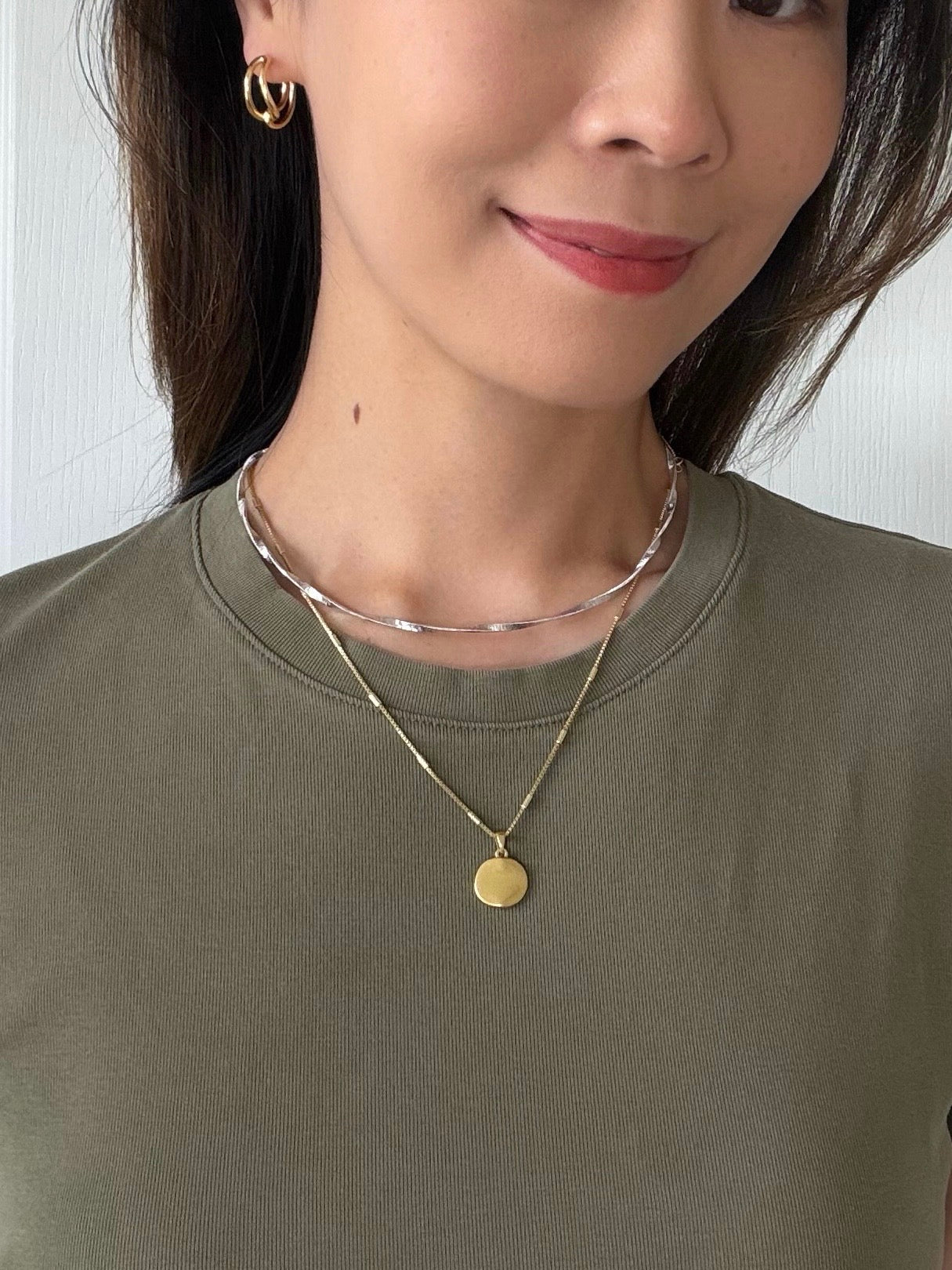 Italian Laser-Cut Twisted Layering Chain Necklace – S925 Sterling Silver