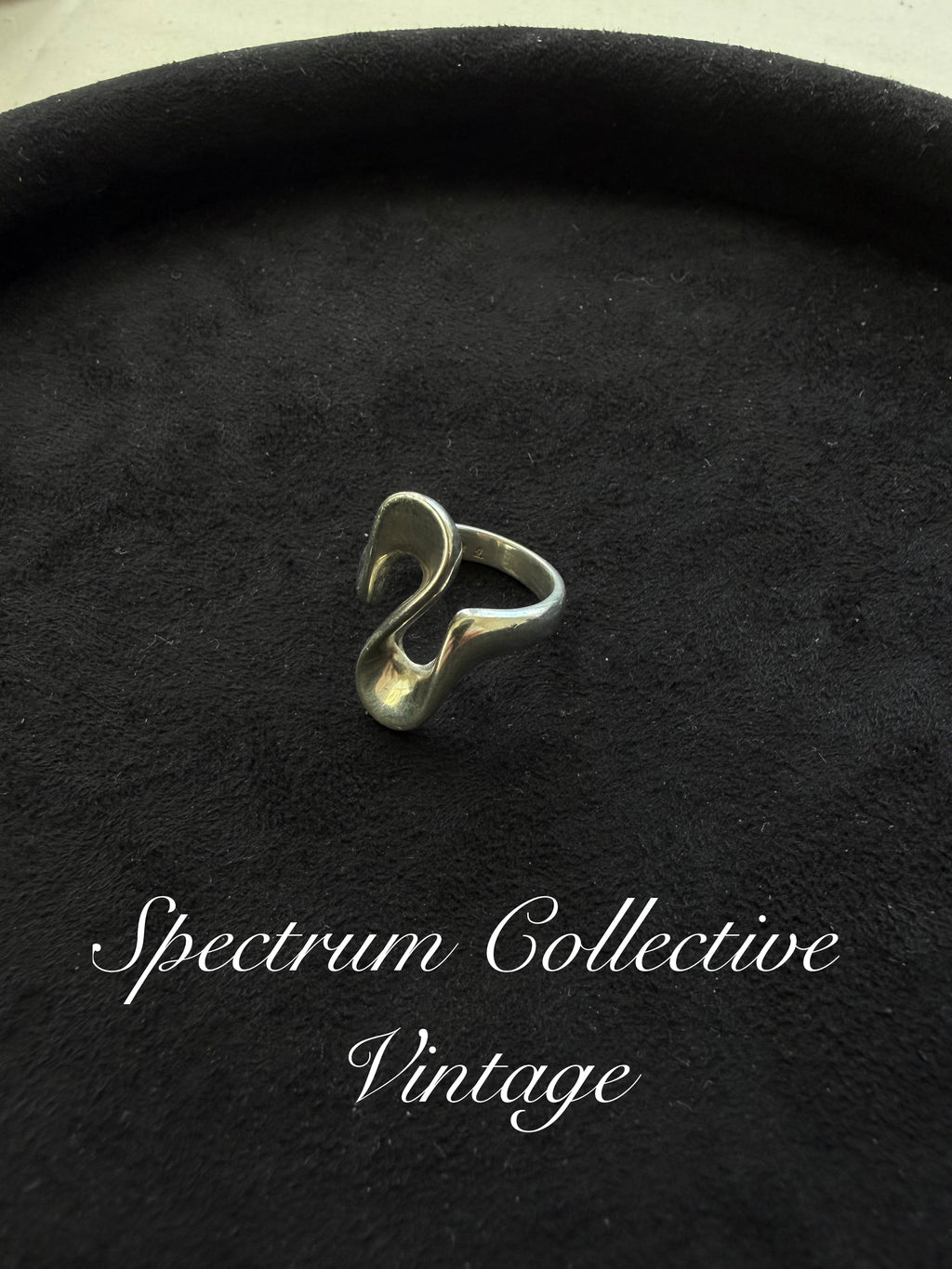 Georg Jensen 221A Ring – Vintage Sterling Silver Sculptural Ring